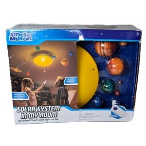NEW Uncle Milton RC Solar System In My Room Light Motorized Planets Sun *Rare